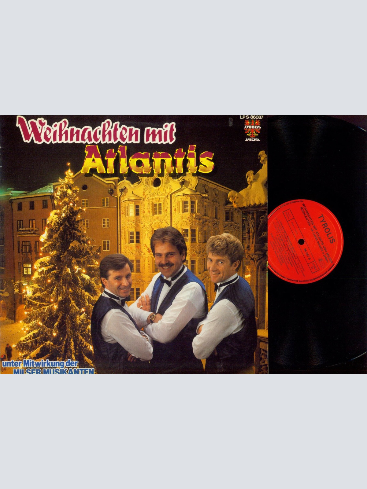 LP--Weihnanchten mit Atlantis  + Milser Musikanten    //NM