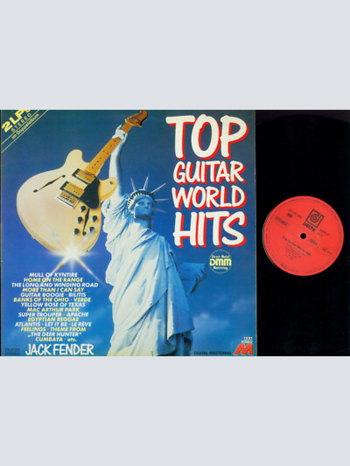 LP--Jack Fender – Top Guitar World Hits //2 LPs