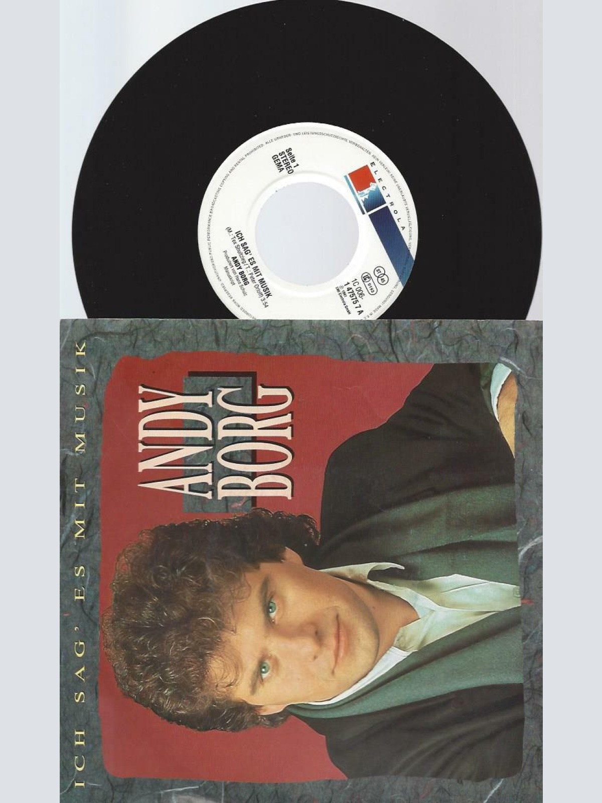 7" Andy Borg – Ich Sag' Es Mit Musik