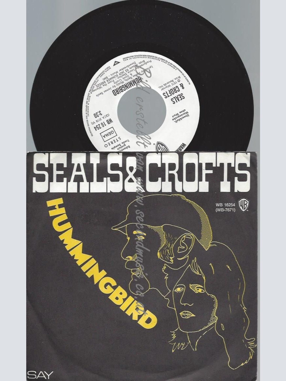 7"   Seals & Crofts  Hummingbird // PROMO