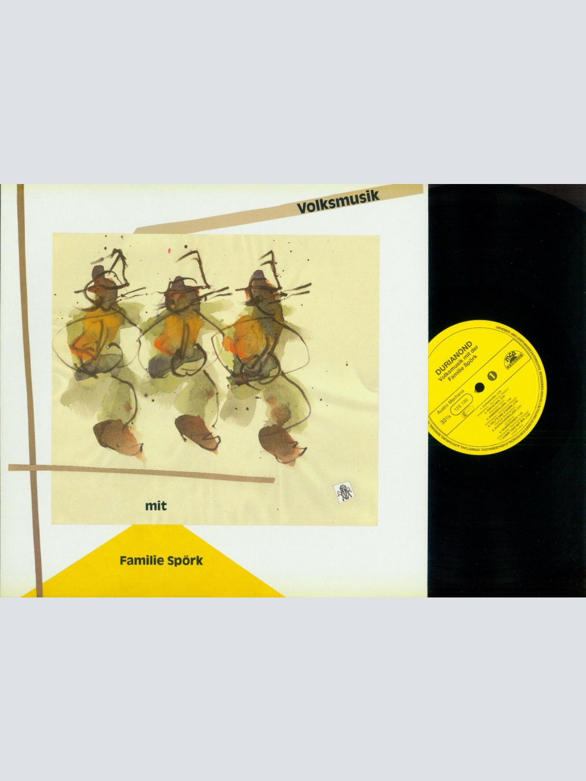 LP--Volksmusik mit der Familie Spörk   //NM