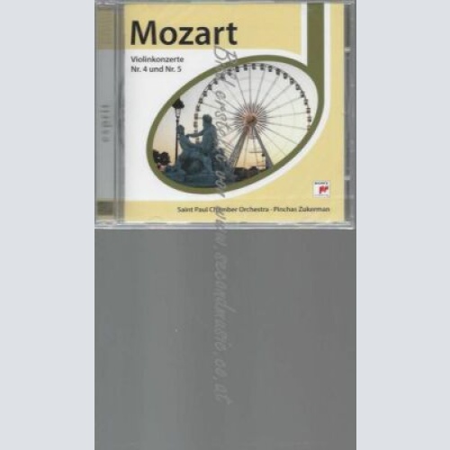 CD--VIOLINKONZERTE +/ ZUKERMAN MOZART,WOLFGANG AMADEUS--ESPRIT