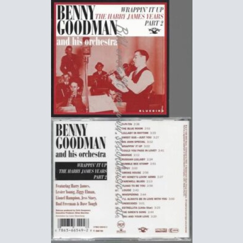 CD--BENNY GOODMAN   AND HIS ORCHESTRA--HARRY JAMES YEARS,PART II