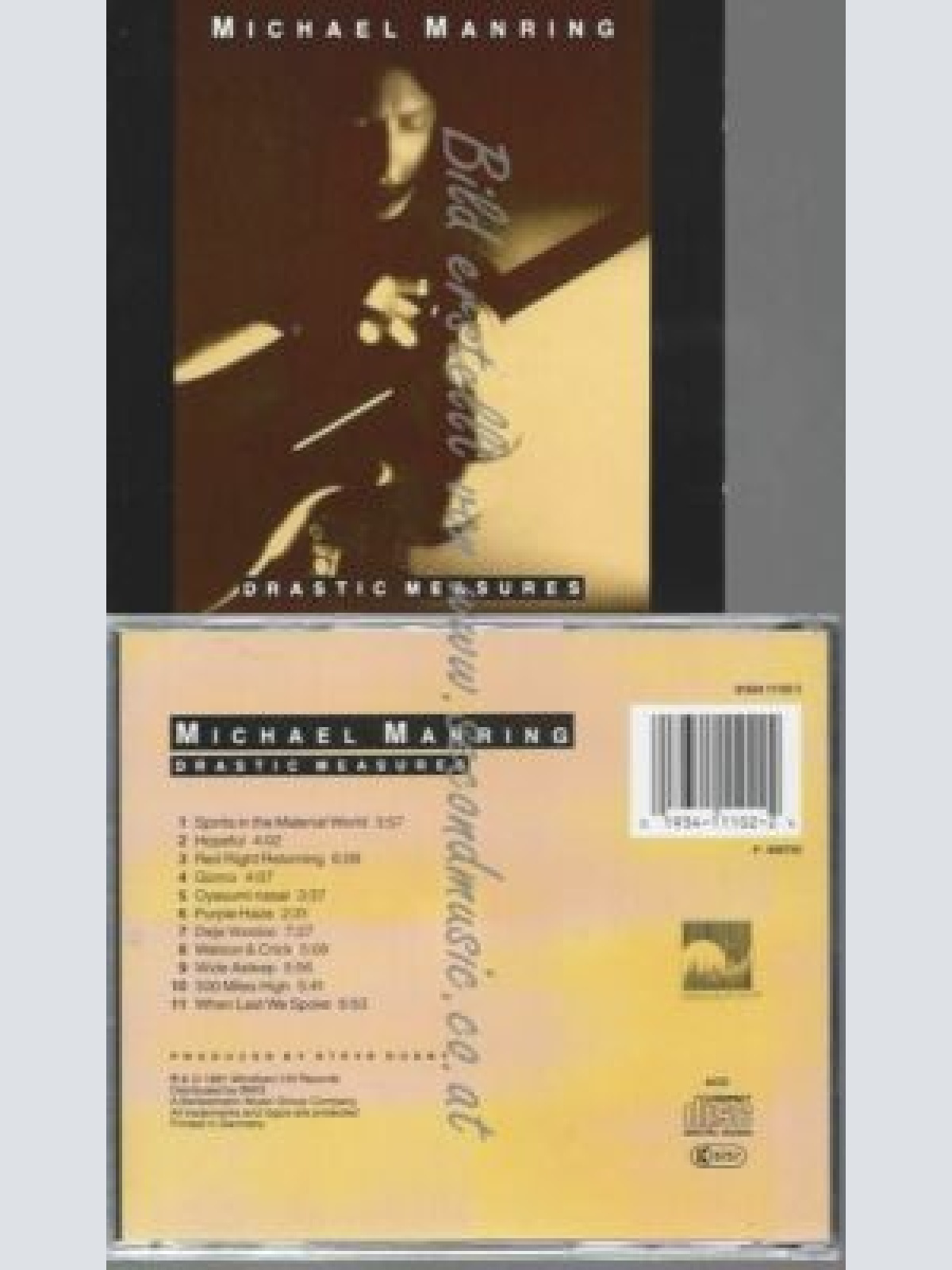 CD--MICHAEL MANRING--DRASTIC MEASURES