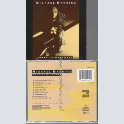 CD--MICHAEL MANRING--DRASTIC MEASURES