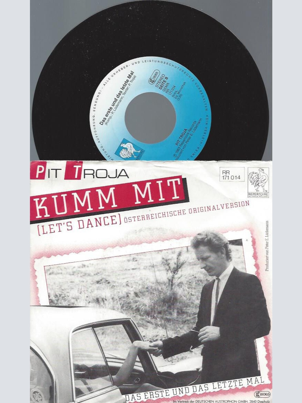7" Pit Troja – Kumm Mit (Let's Dance)