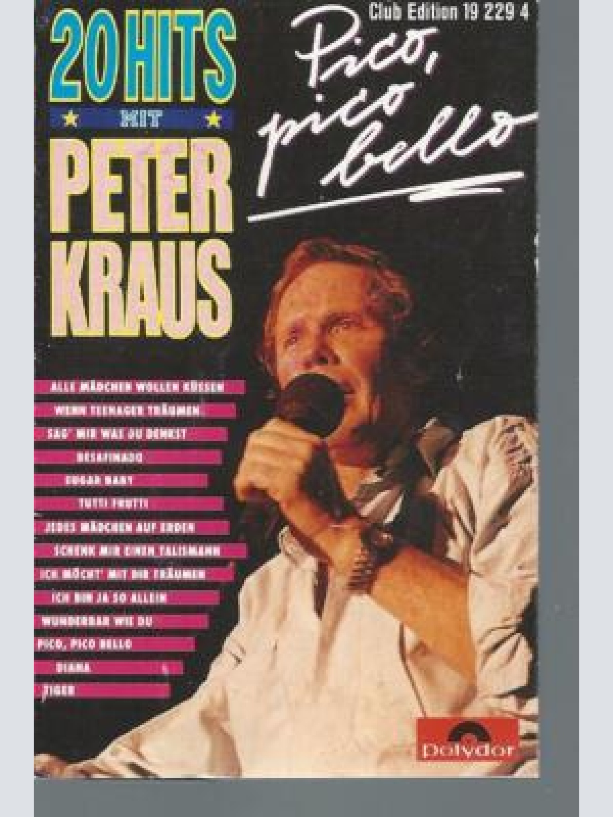 MC--Peter Kraus --20 Hits mit Peter Kraus