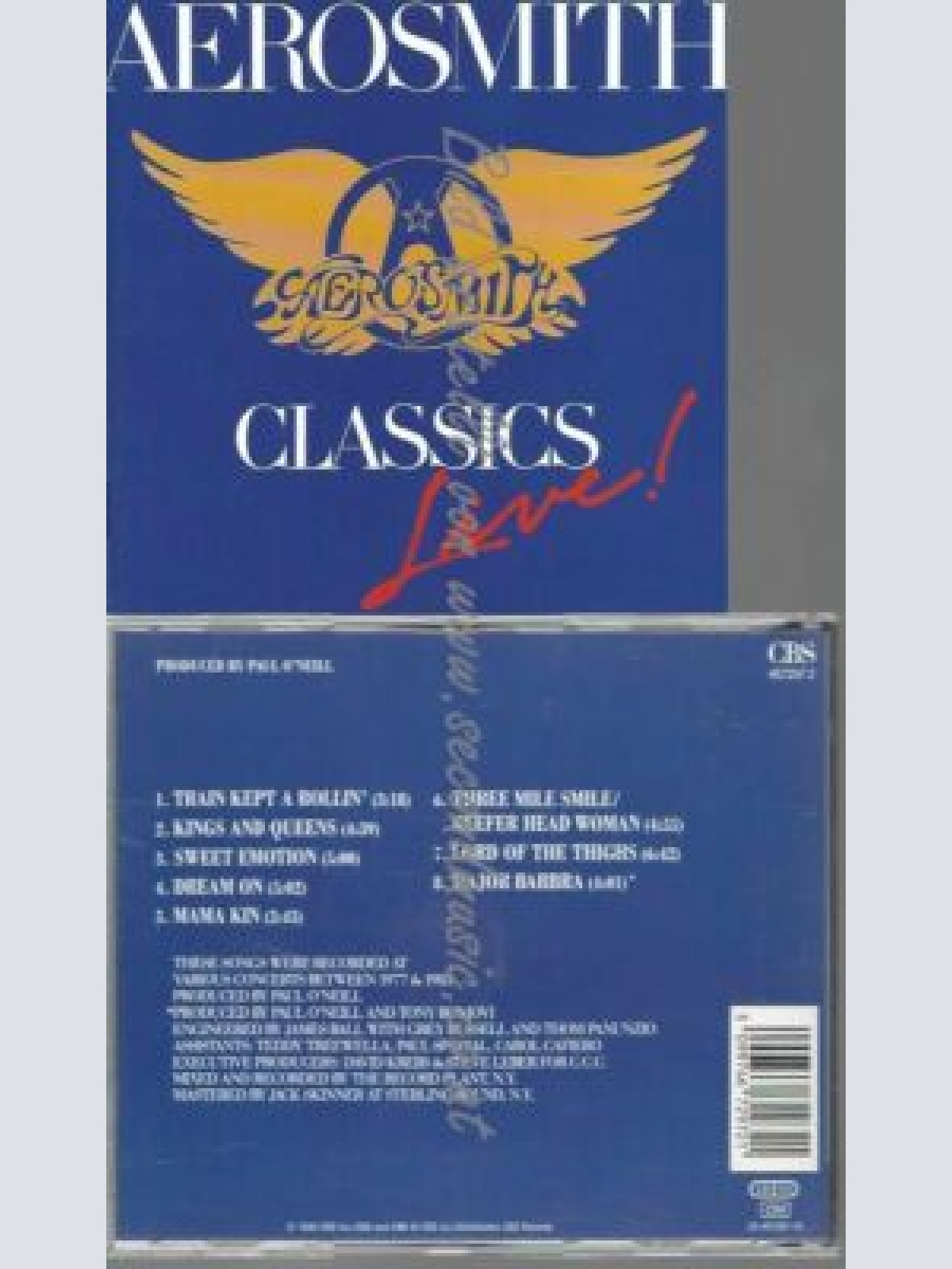CD--AEROSMITH--CLASSICS LIVE VOL.
