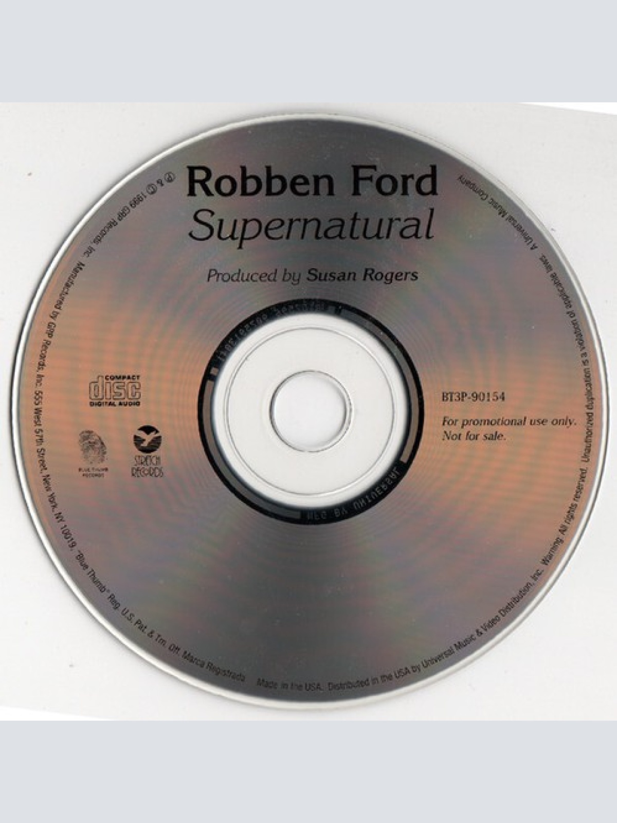 CD, Album, Promo Robben Ford - Supernatural