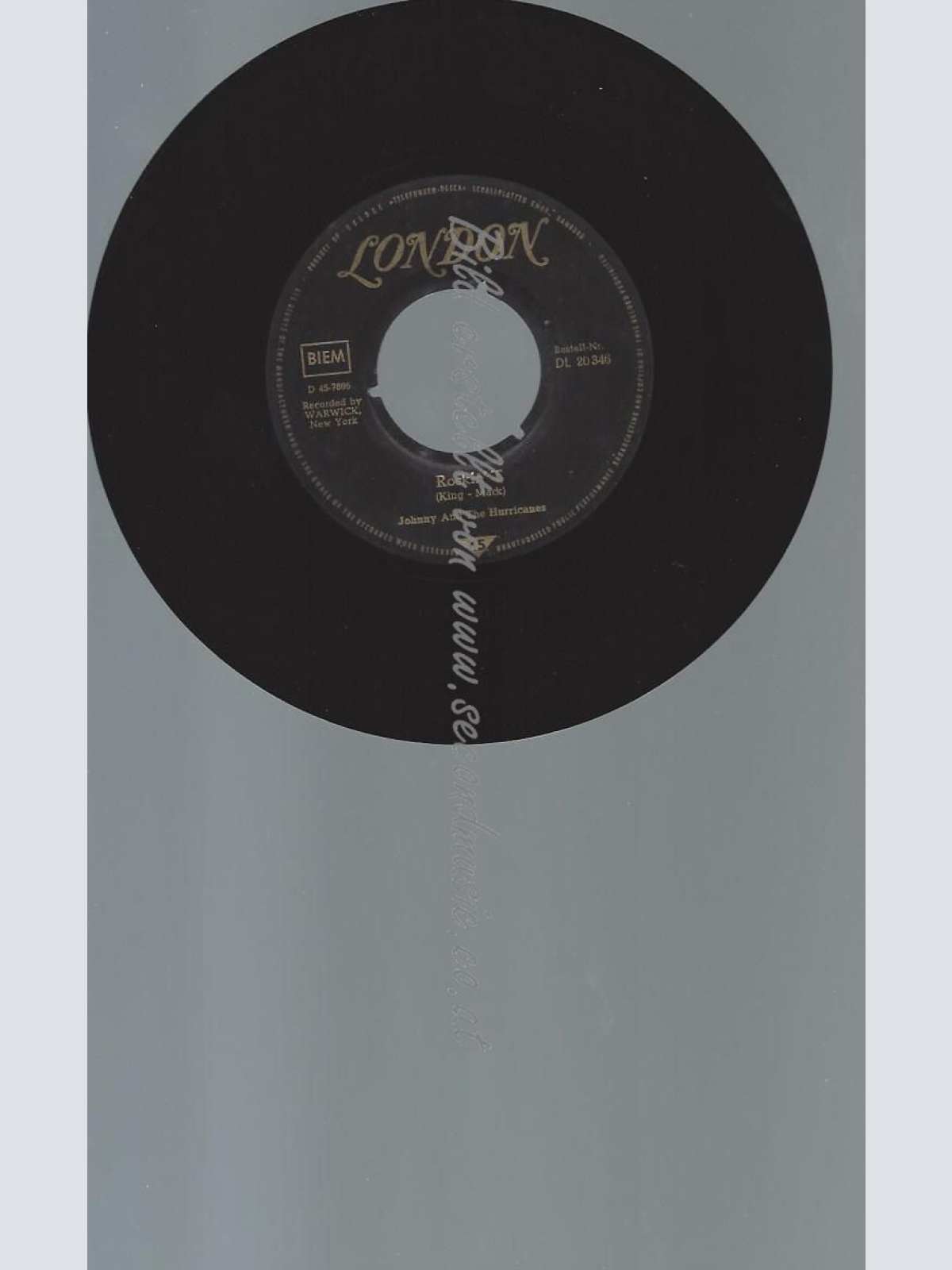 7"   Johnny And The Hurricanes – Rockin' T