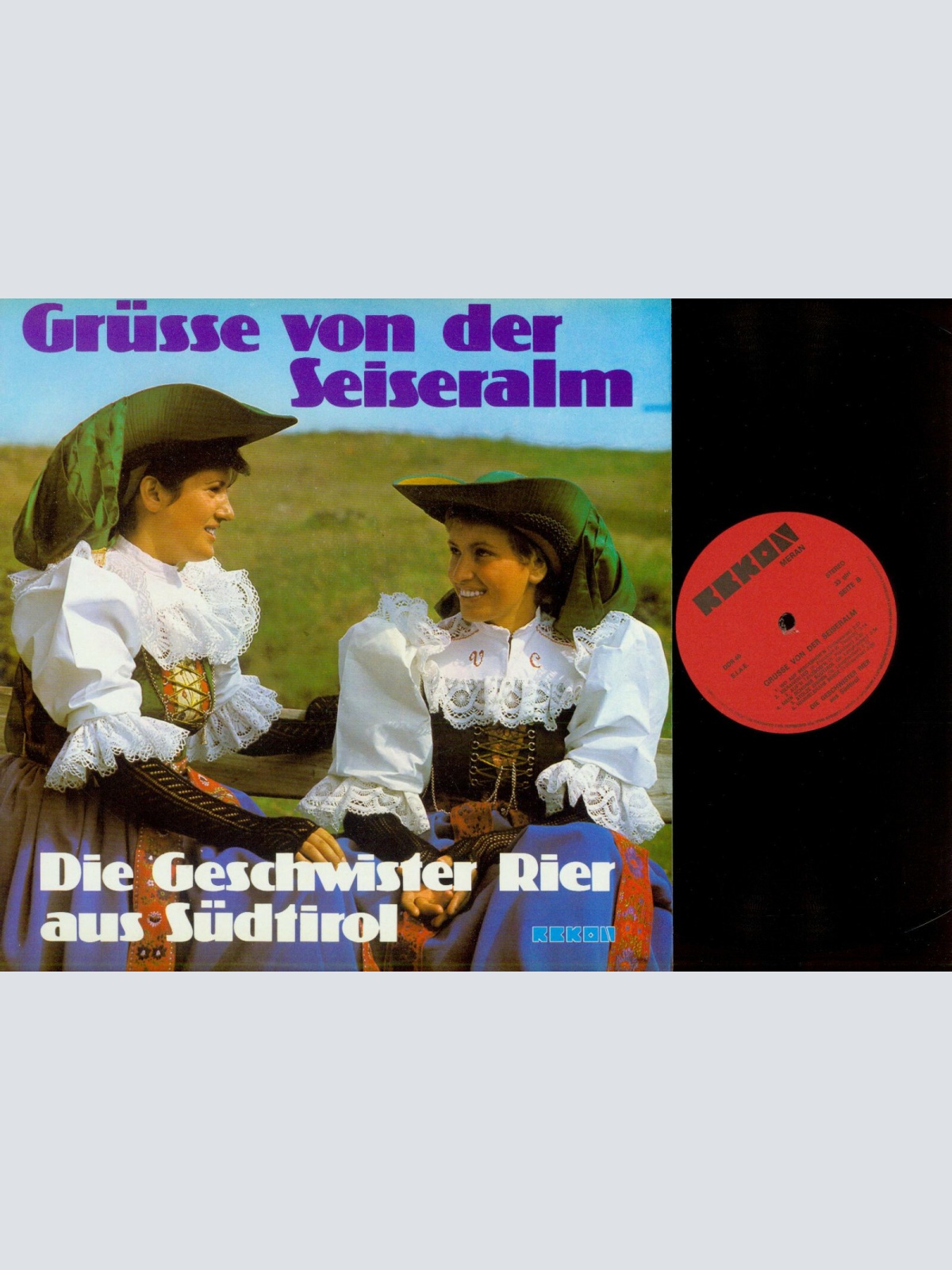 LP--Geschwister Rier – Grüsse Von Der Seiser Alm  / NM