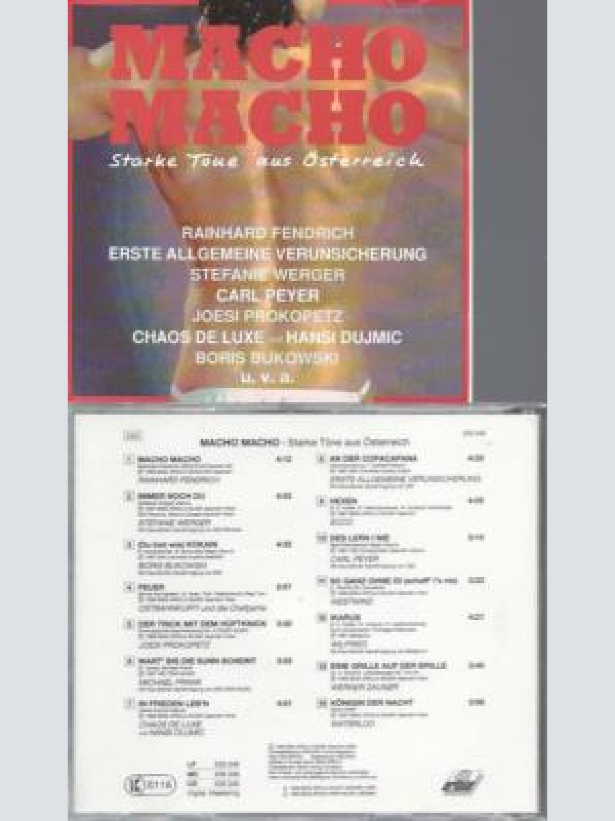 CD - Macho Macho Starke Töne aus Österreich / EAV  // Chaos de luxe / Peyer