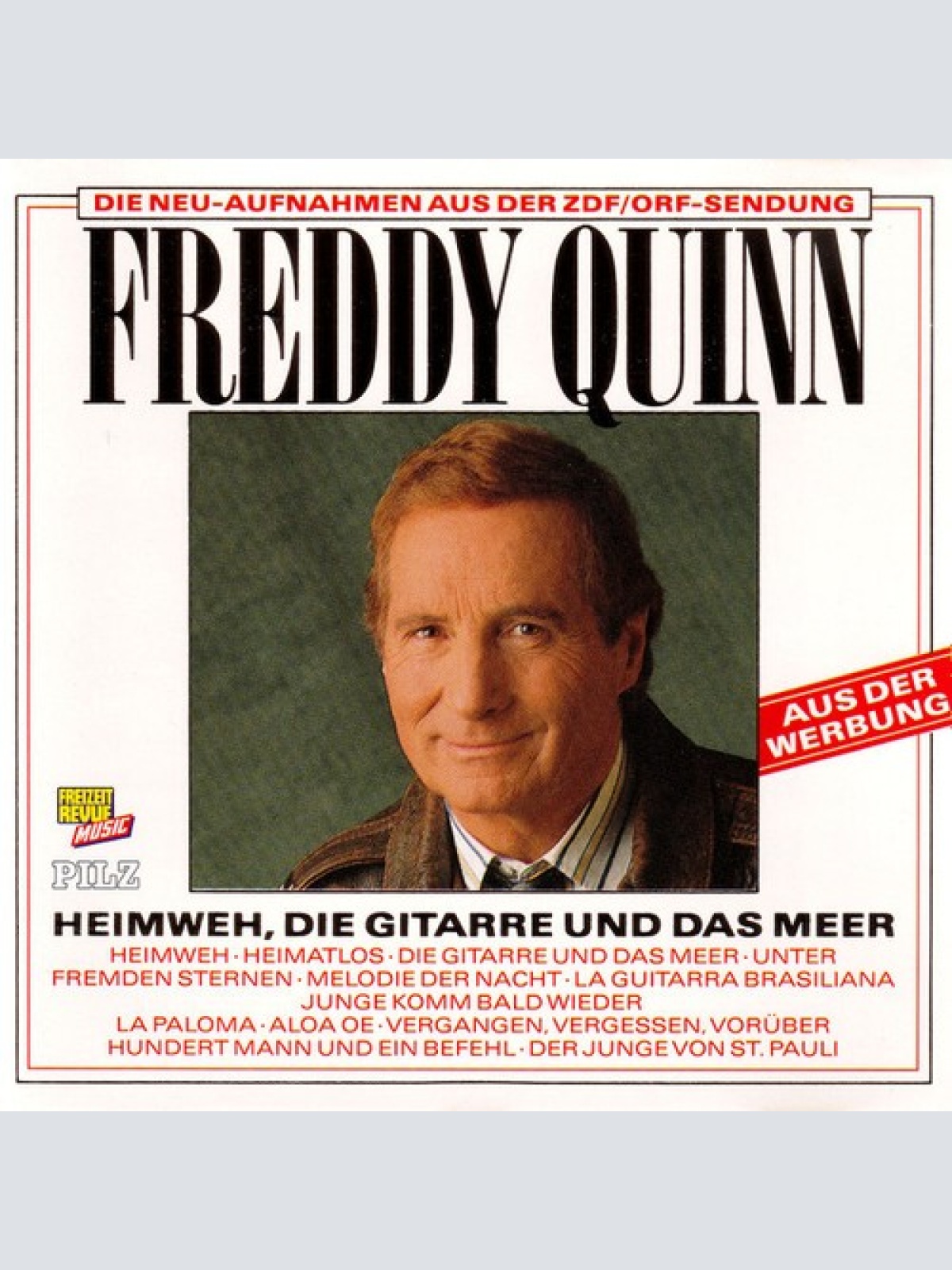 CD, Album Freddy Quinn - Heimweh, Die Gitarre Und Das Meer