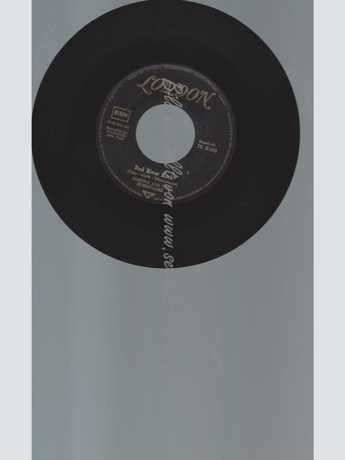 7"   Johnny And The Hurricanes  Red River Rock