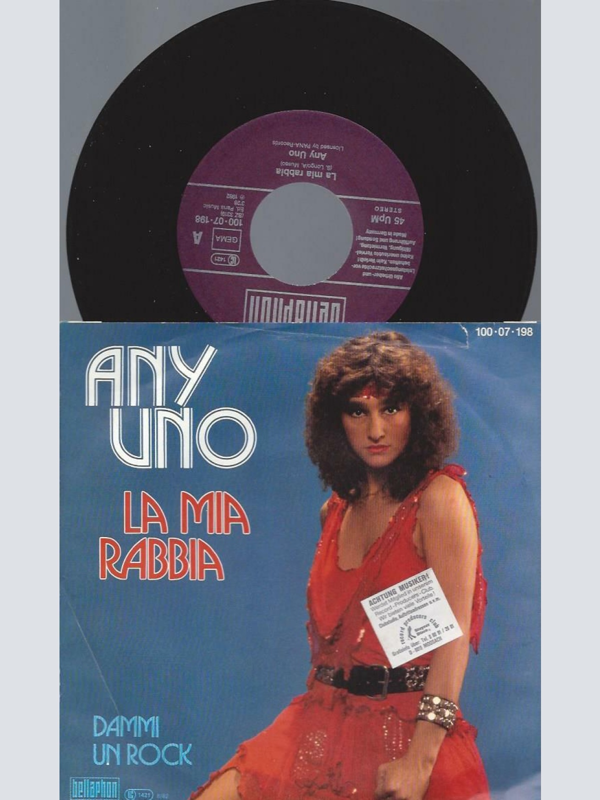 7"Any Uno – La Mia Rabbia