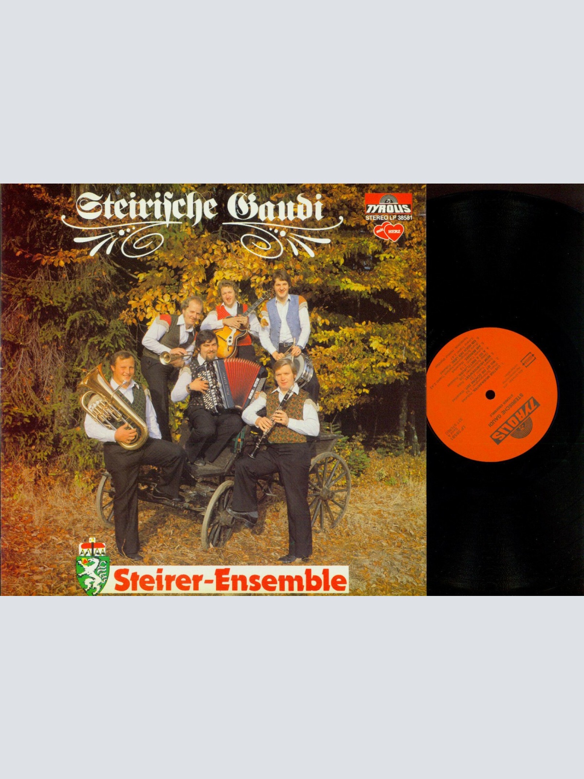 LP--Steirer Ensemble-- Steirische Gaudi   //NM