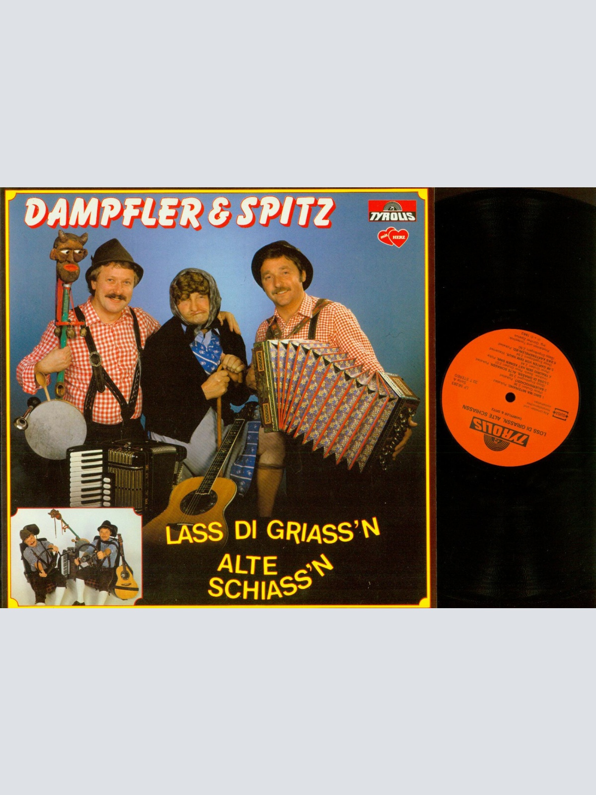 LP--Dampfler &  Spitz-- Lass di Friass'n alte Schiass'   //NM