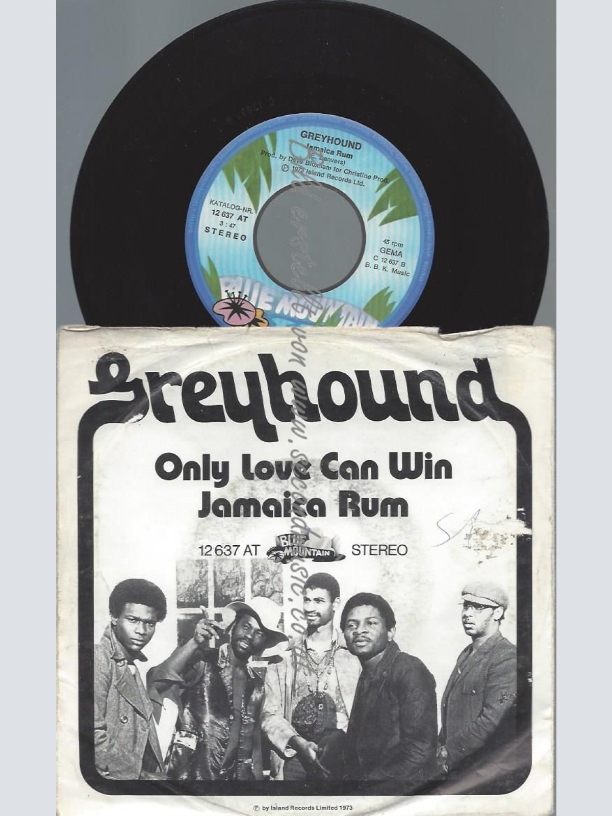 7"   Greyhound   Only Love Can Win