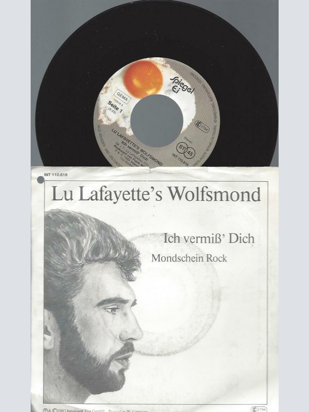 7" Lu Lafayette's Wolfsmond – Ich Vermiß' Dich