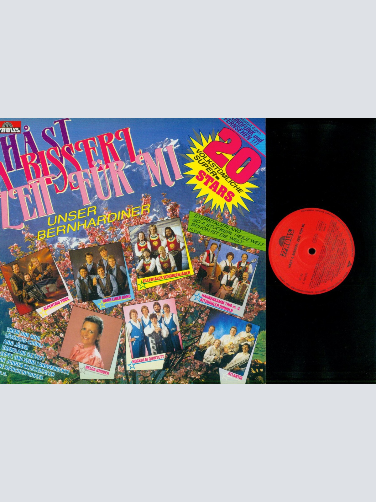 LP--Hast a bisserl Zeit für mi  20 Volkstümliche Stars  / NM