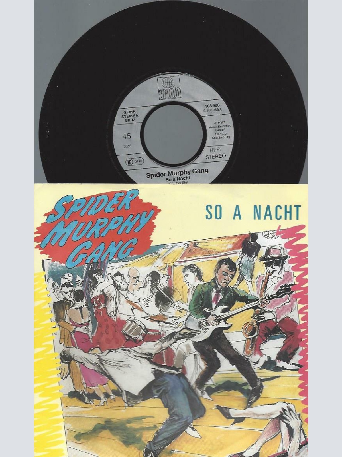 7" Spider Murphy Gang – So A Nacht