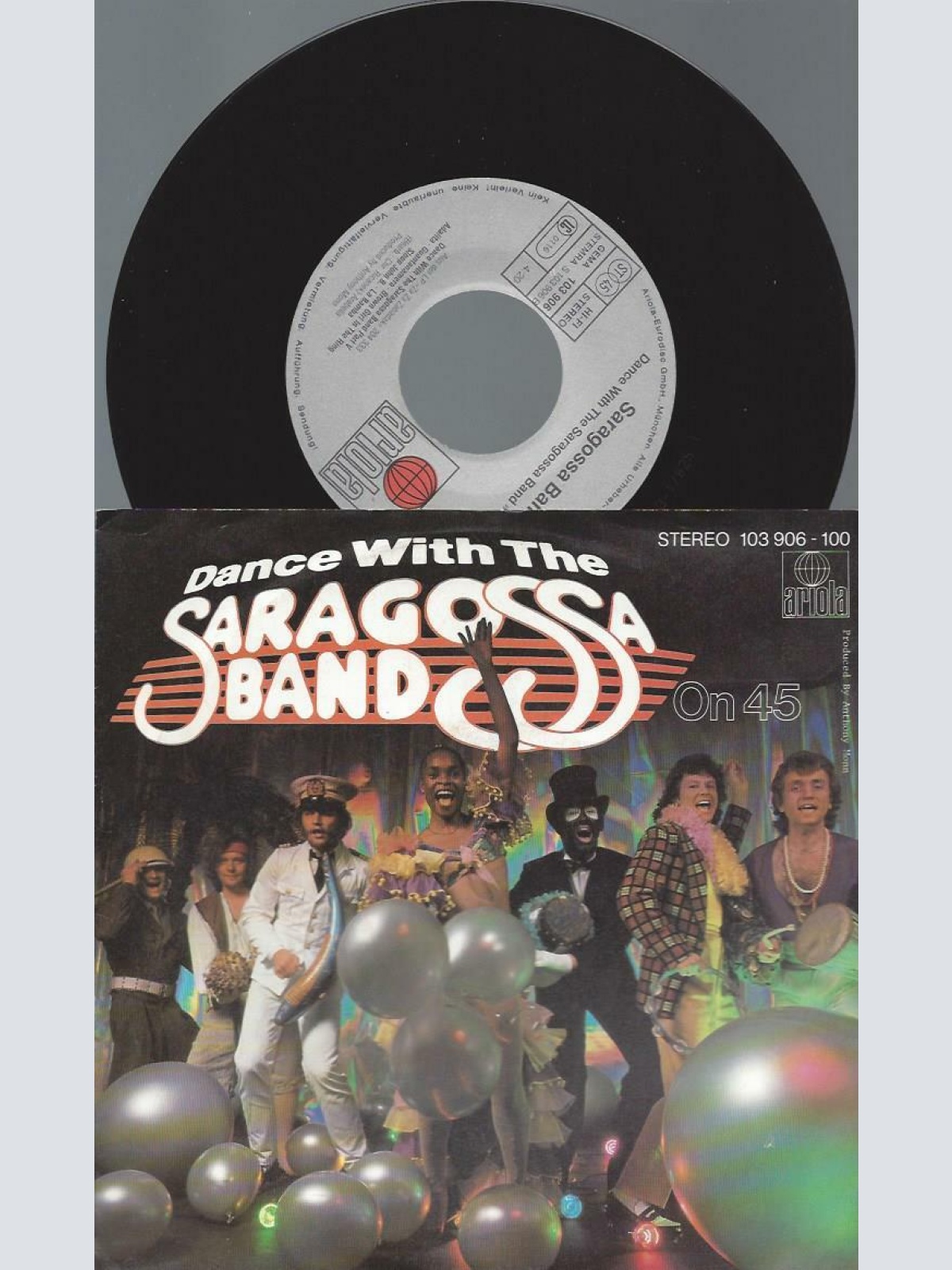 7" Saragossa Band – Dance With The Saragossa Band On 45