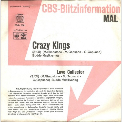 7", Single, Promo Mal - Crazy Kings