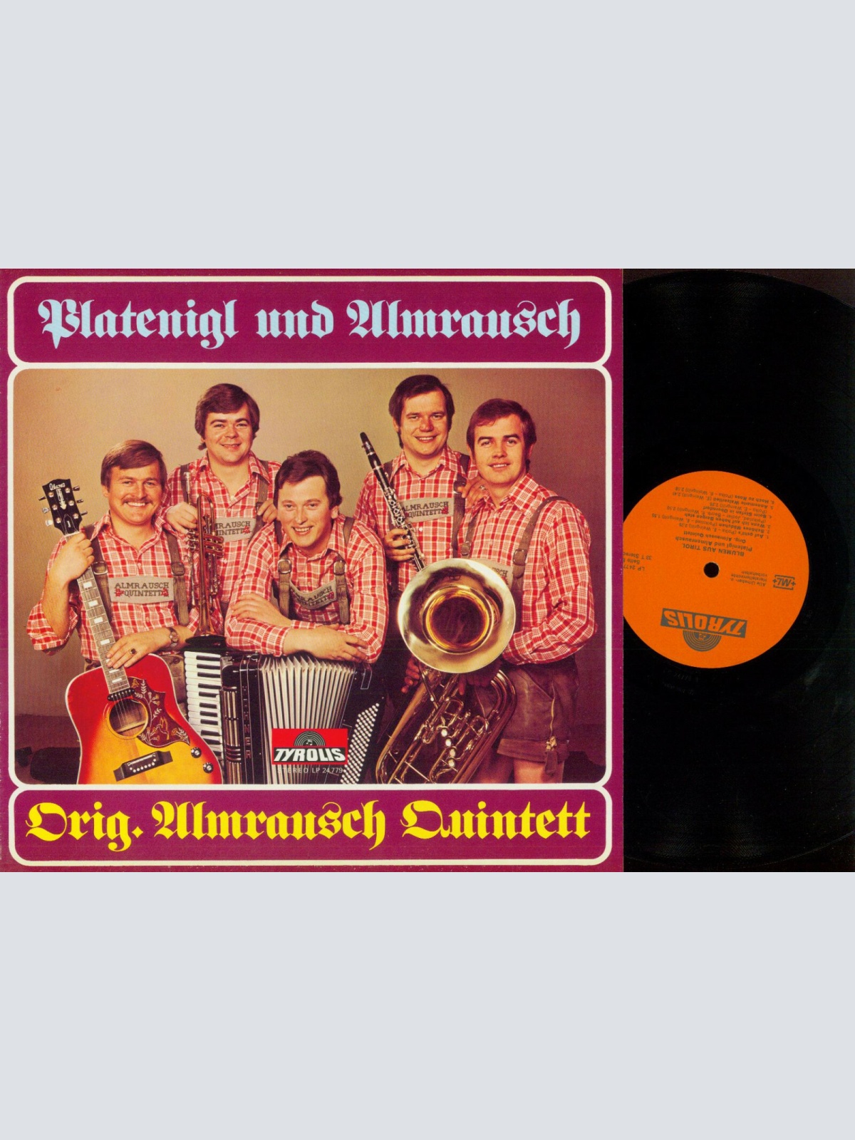 LP-Orig Almrausch Quintettt --  Blumen aus Tirol -- NM