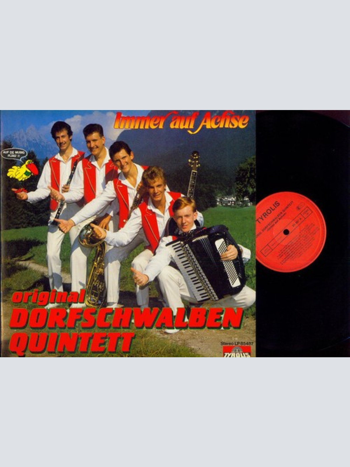 LP, Album Original Dorfschwalben Quintett - Immer Auf Achse