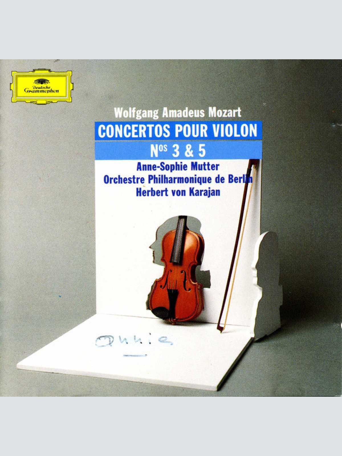 CD, RE Wolfgang Amadeus Mozart - Anne-Sophie Mutter, Berliner Philharmoniker,...