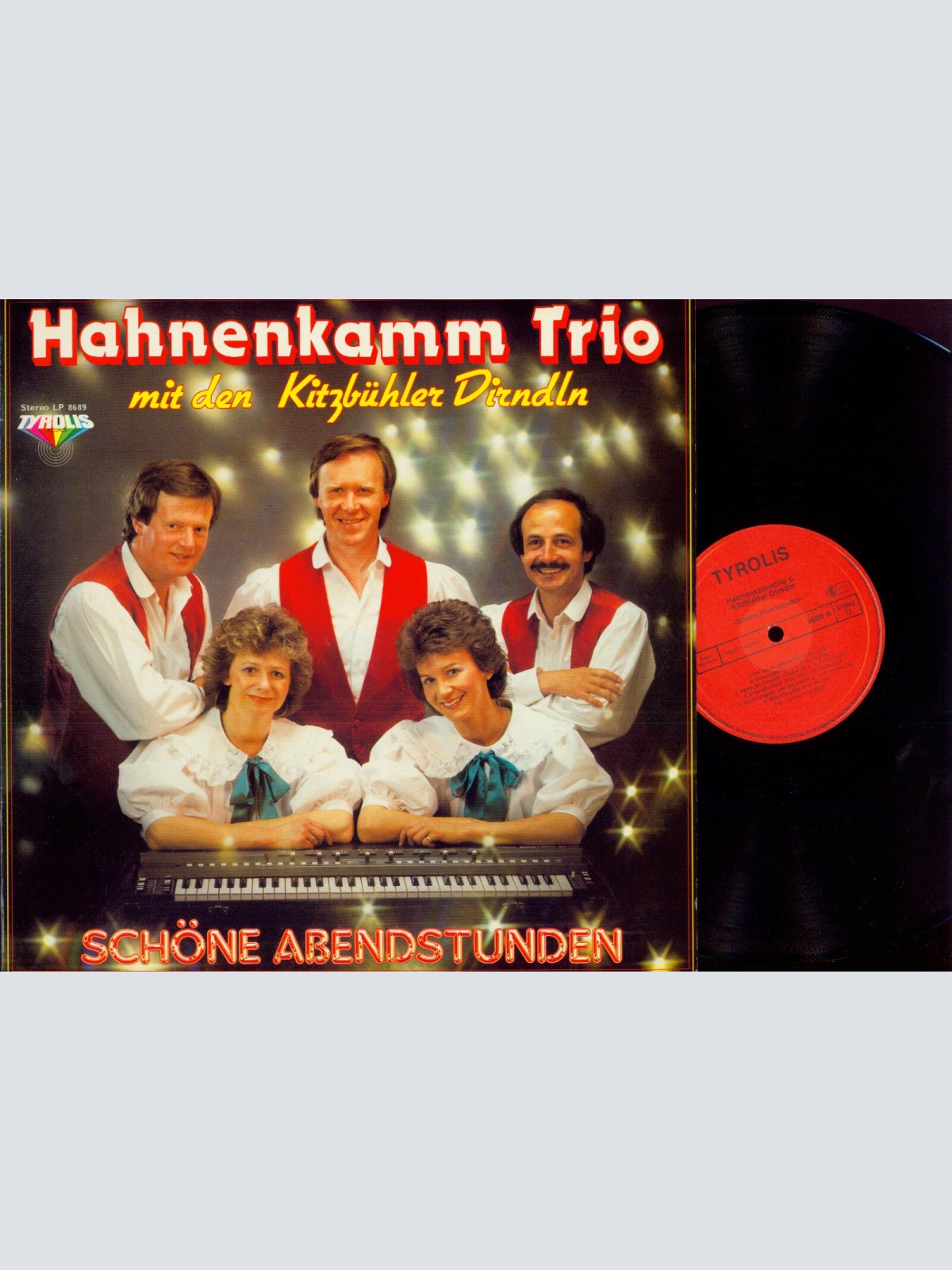 LP-- Hahnenkamm Trio Mit Den Kitzbühler Dirndln – Schöne Abendstunden-- NM