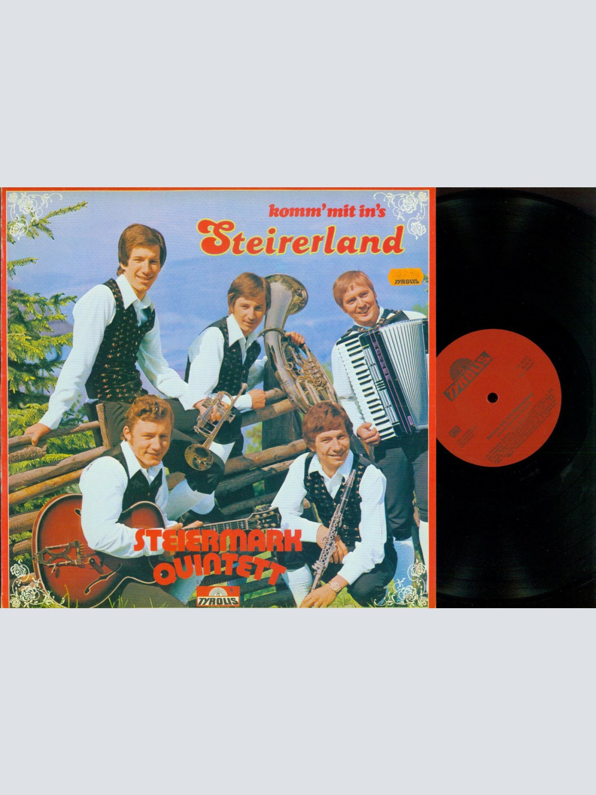 LP--Steiermark Quintett – Komm' Mit In's Steirerland-- NM