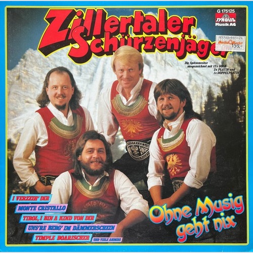 LP, Album Zillertaler Schürzenjäger - Ohne Musig Geht Nix