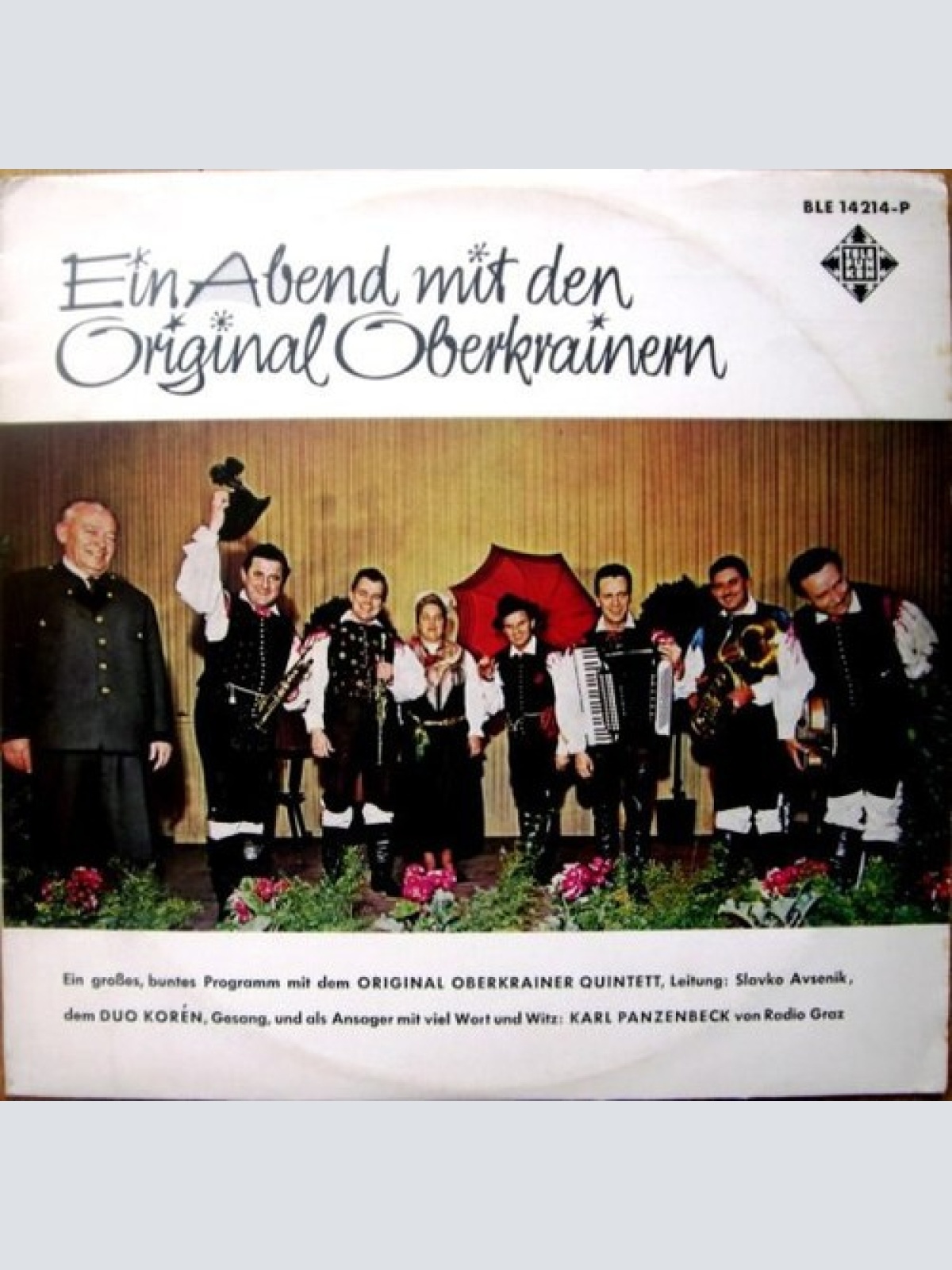 LP, Album, Mono Original Oberkrainer Quintett*, Karl Panzenbeck, Duo Korén - ...