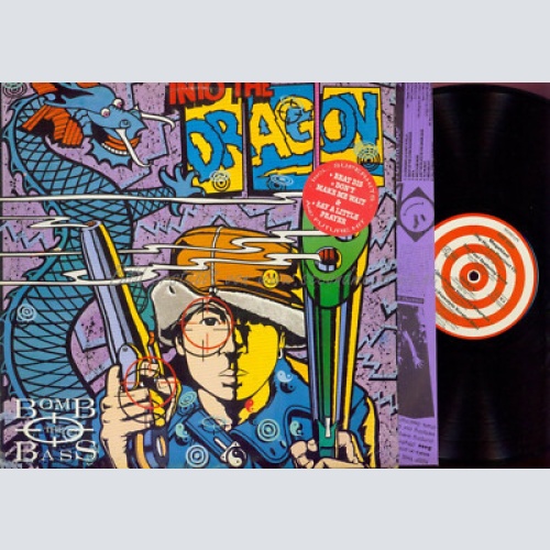 LP--  Bomb The Bass  Into The Dragon  // OIS  1988