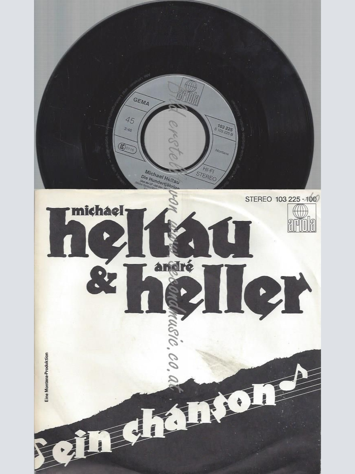 7" Michael Heltau, André Heller  Ein Chanson