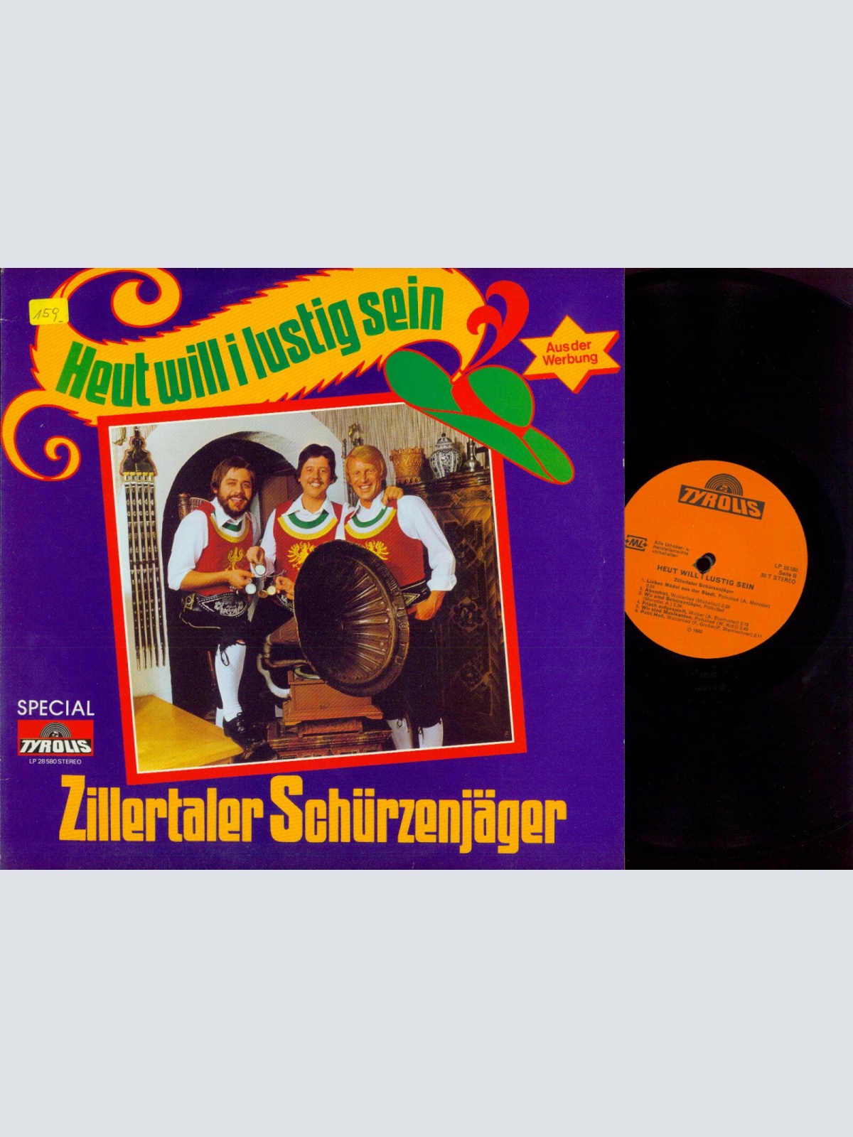 LP--Zillertaler Schürzenjäger – Heut Will I Lustig Sein /NM
