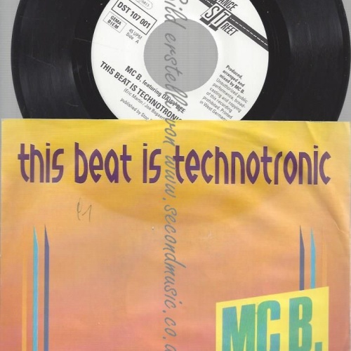 7"   MC B. Featuring Daisy Dee  This Beat Is Technotronic