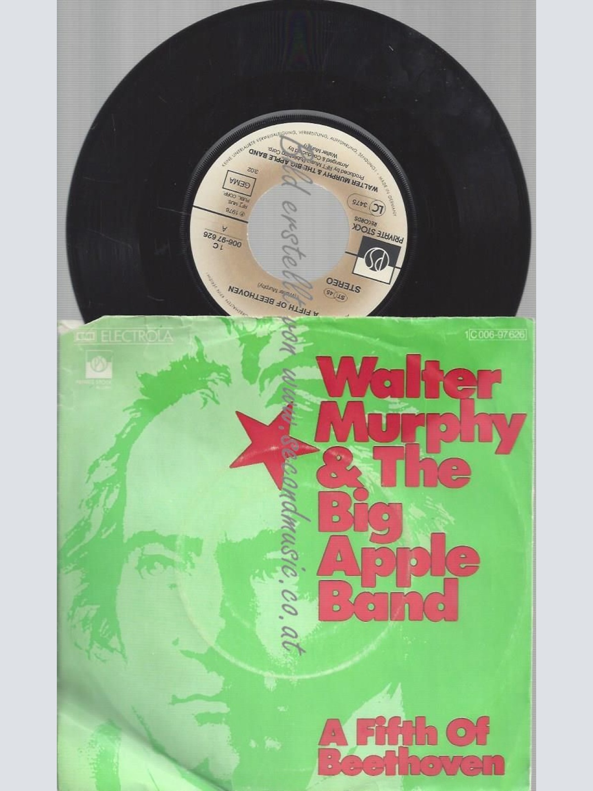 7"    Walter Murphy & The Big Apple Band  A Fifth Of Beethoven
