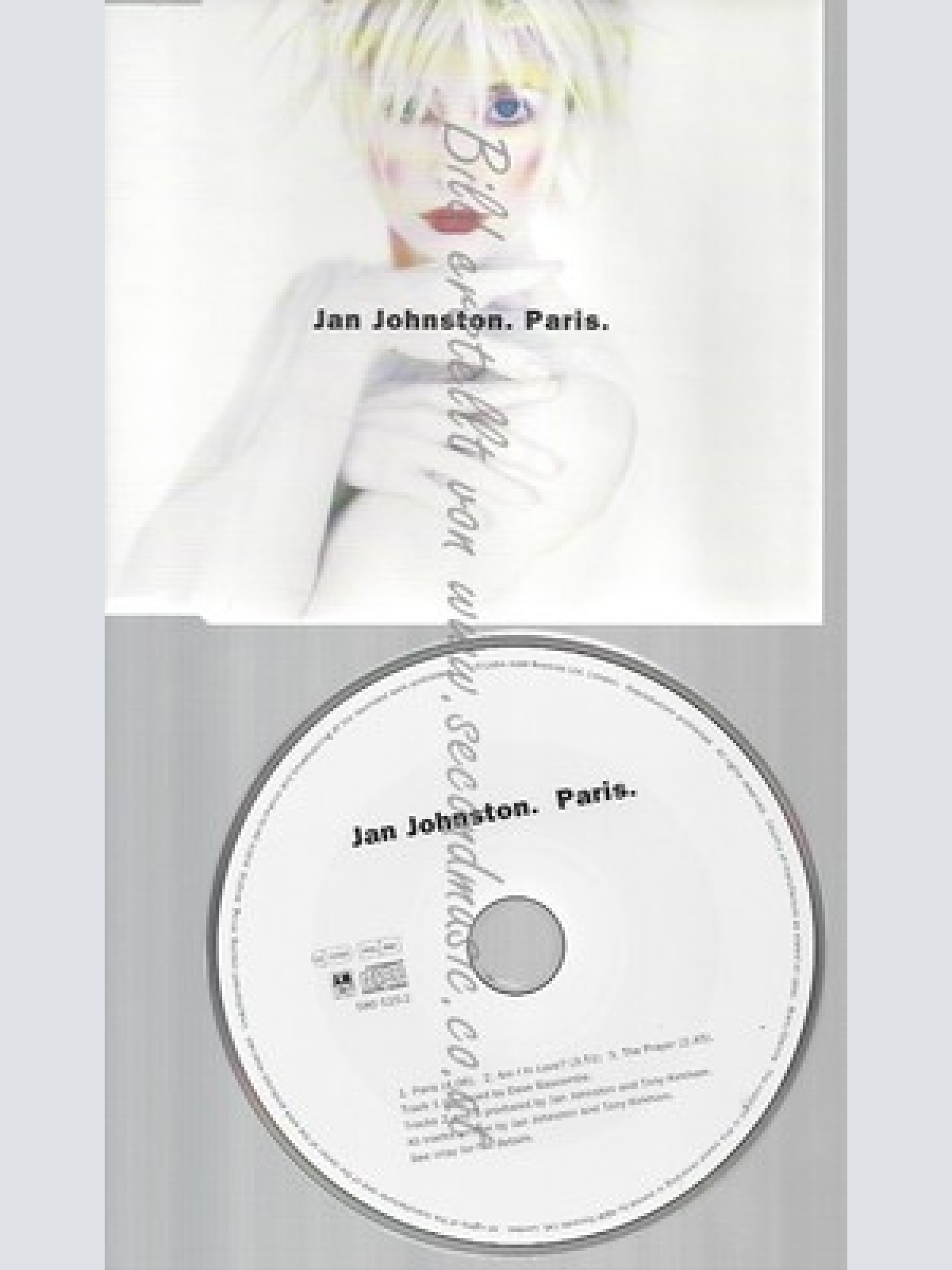 CD--JAN JOHNSTON --PARIS--3 TRACKS, 1994-