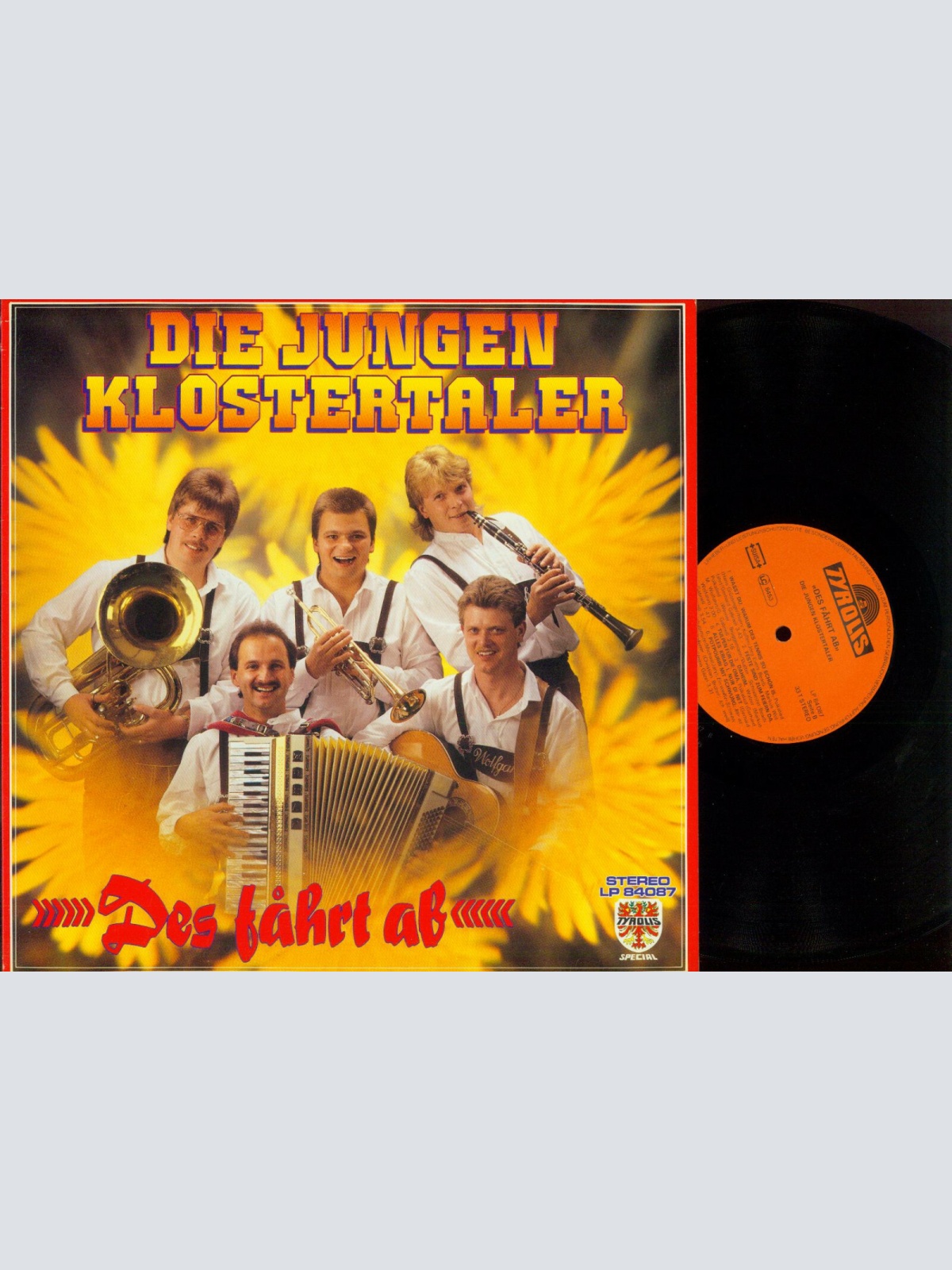 LP--Die Jungen Klostertaler – Des Fährt Ab /NM