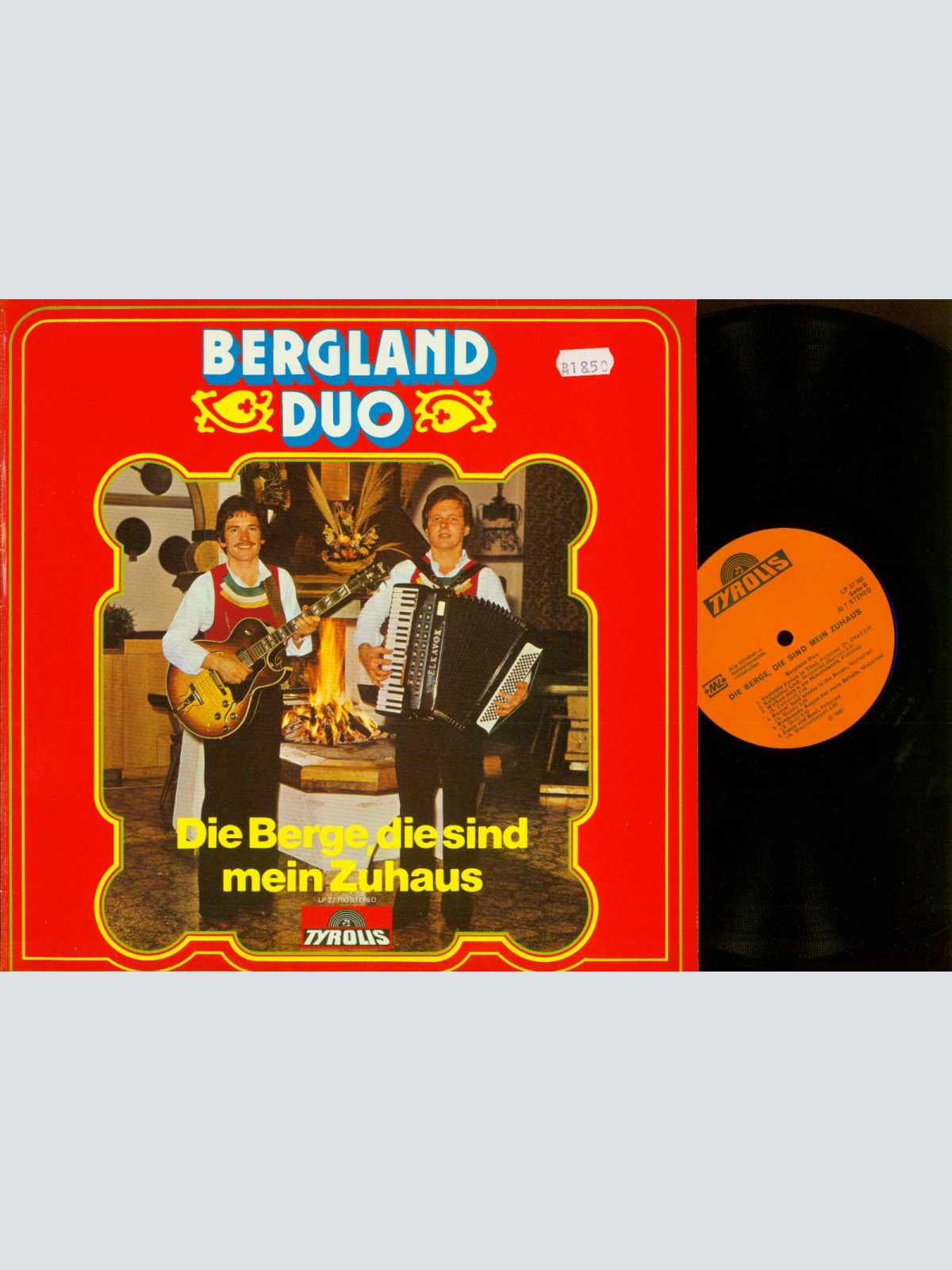 LP--Bergland Duo – Die Berge, Die Sind Mein Zuhaus  //  NM
