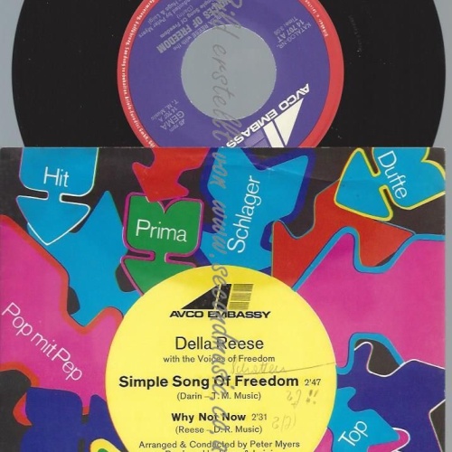 7"  Della Reese  – Simple Song Of Freedom