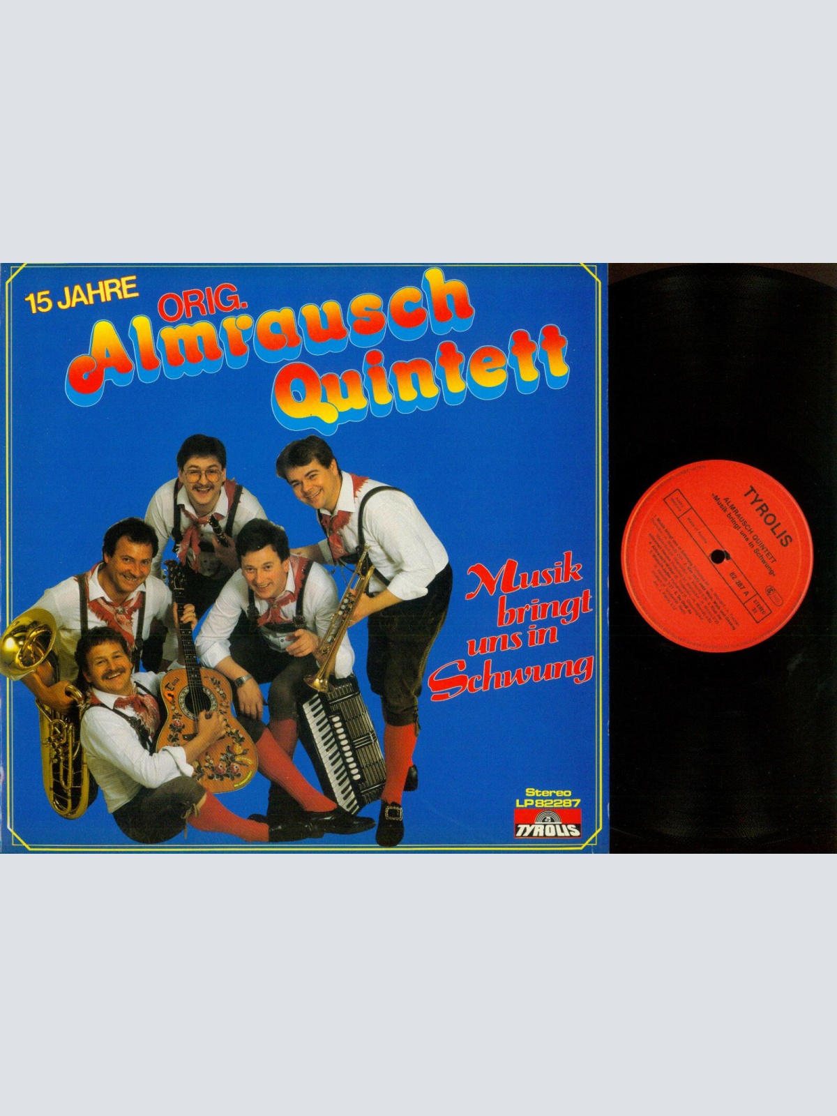 LP-- Orig. Almrausch Quintett--  Musik bringt uns in Schwung-- NM