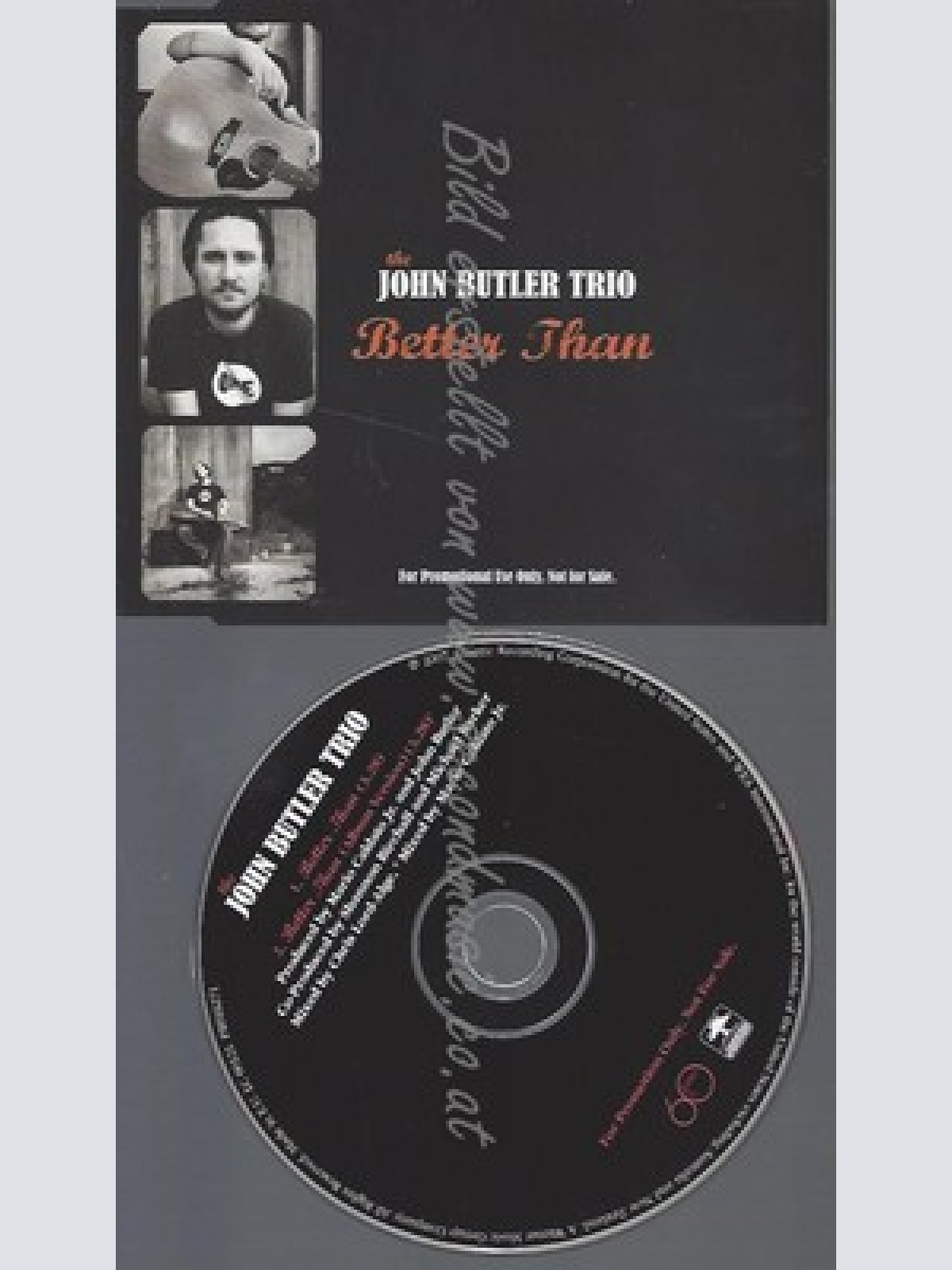 PROMO CD--JOHN BUTLER TRIO--BETTER THAN--2TR