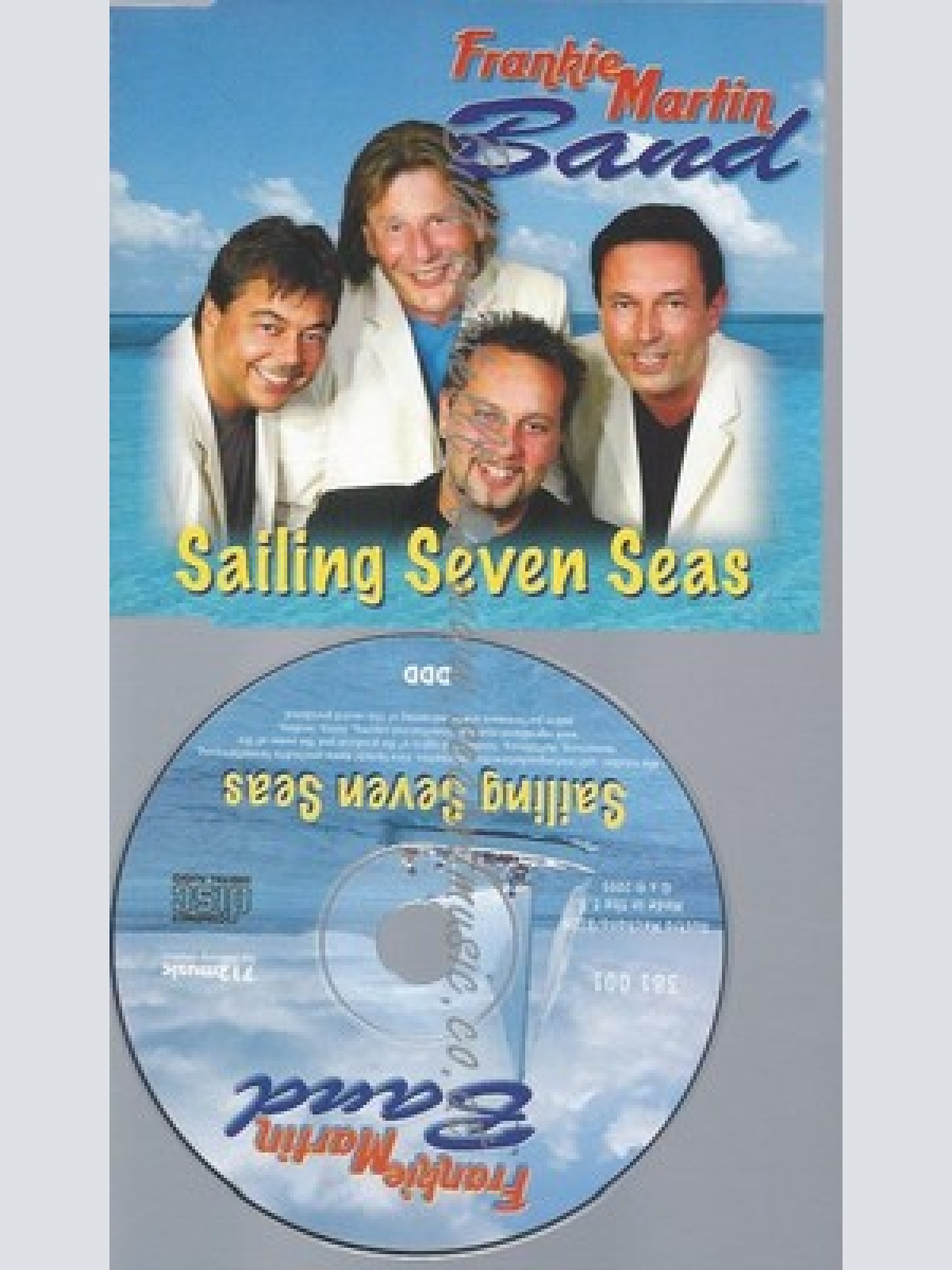 CD--FRANKIE MARTIN --SAILING SEVEN SEAS--3TR