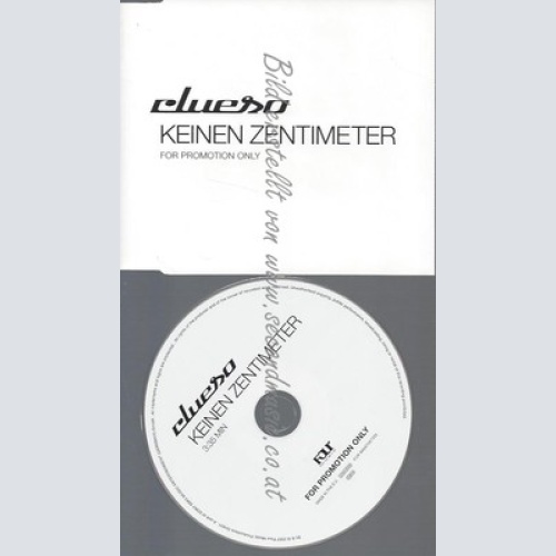 PROMO CD--CLUESO --KEINEN ZENTIMETER -- 1TR