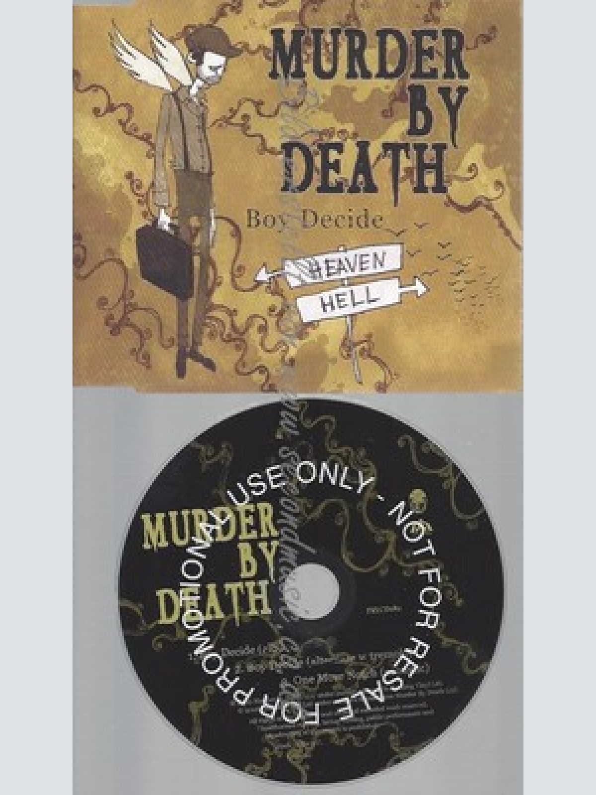 PROMO CD--MURDER BY DEATH-- BOY DECIDE--3 TR