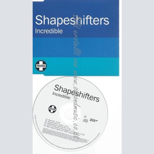 PROMO CD--SHAPESHIFTERS --INCREDIBLE--5TR