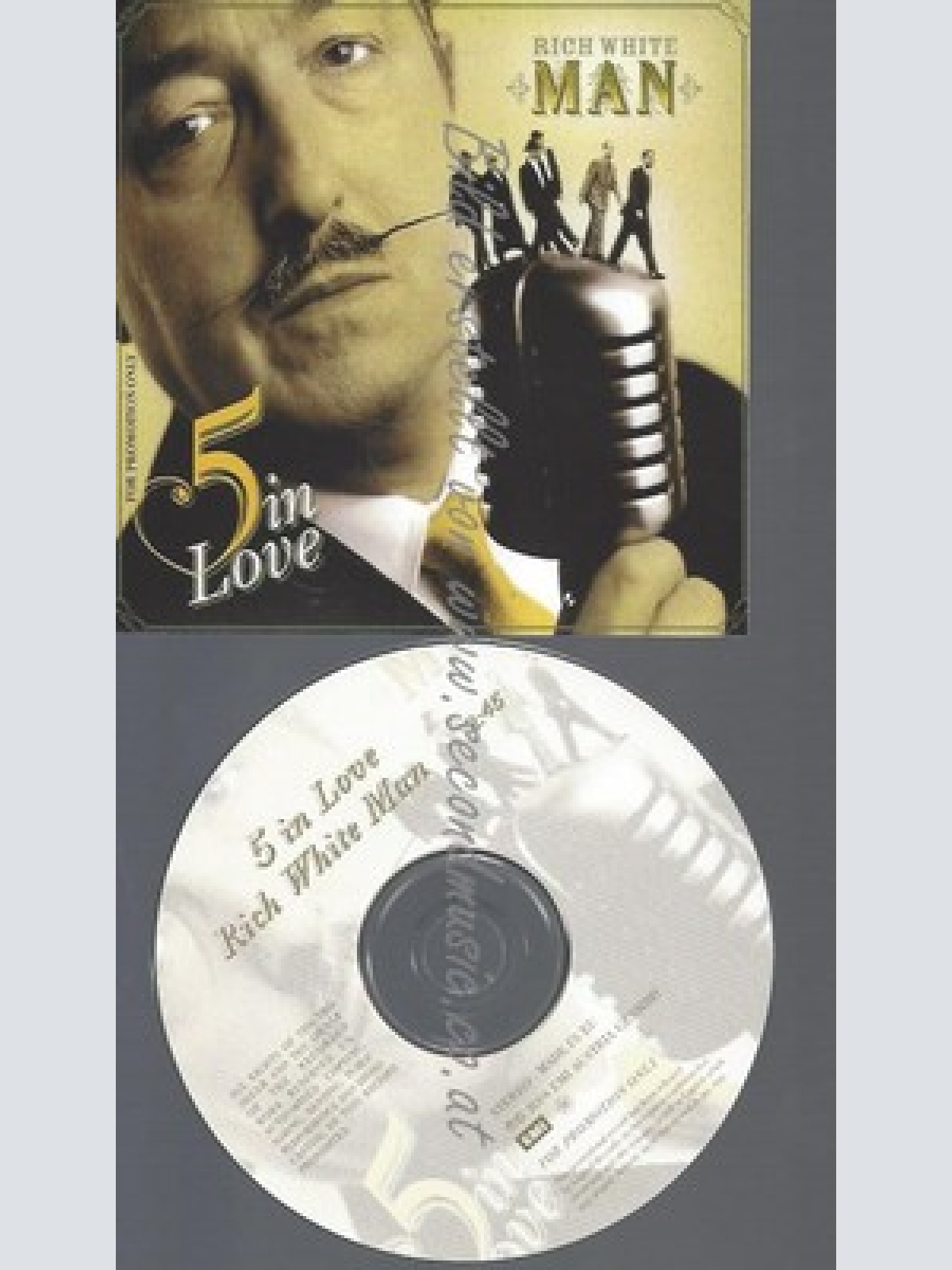 PROMO CD--5 IN LOVE -- RICH EHITE MAN--1TR